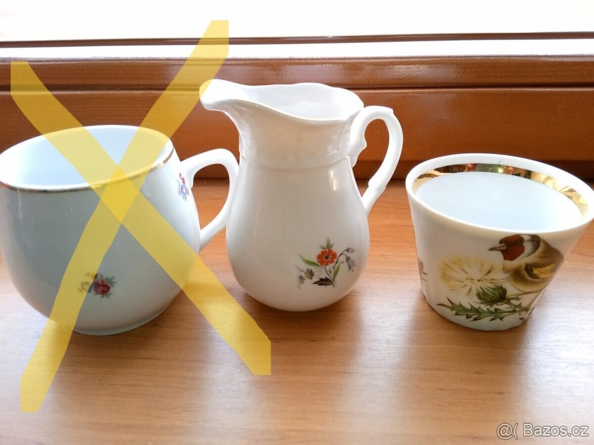 Prodám jednotlivě retro hrnky celkem 16 ks - 6