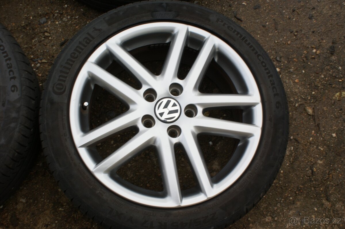 pekna VW original alu kola 5x112 take Audi Seat Skoda s pneu - 6