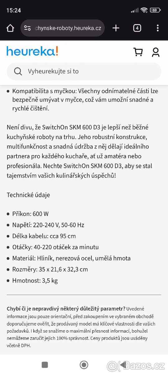 Robot Switch on 600 - 6