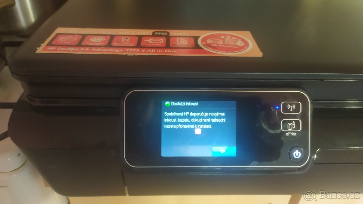 tiskárna HP Deskjet 5525 - 6