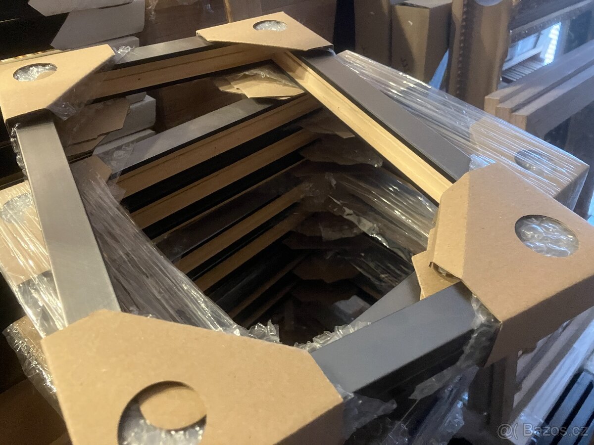 Dřevěné rámečky 20x30cm , mořené 10ks - cena včetně přepravy - 6