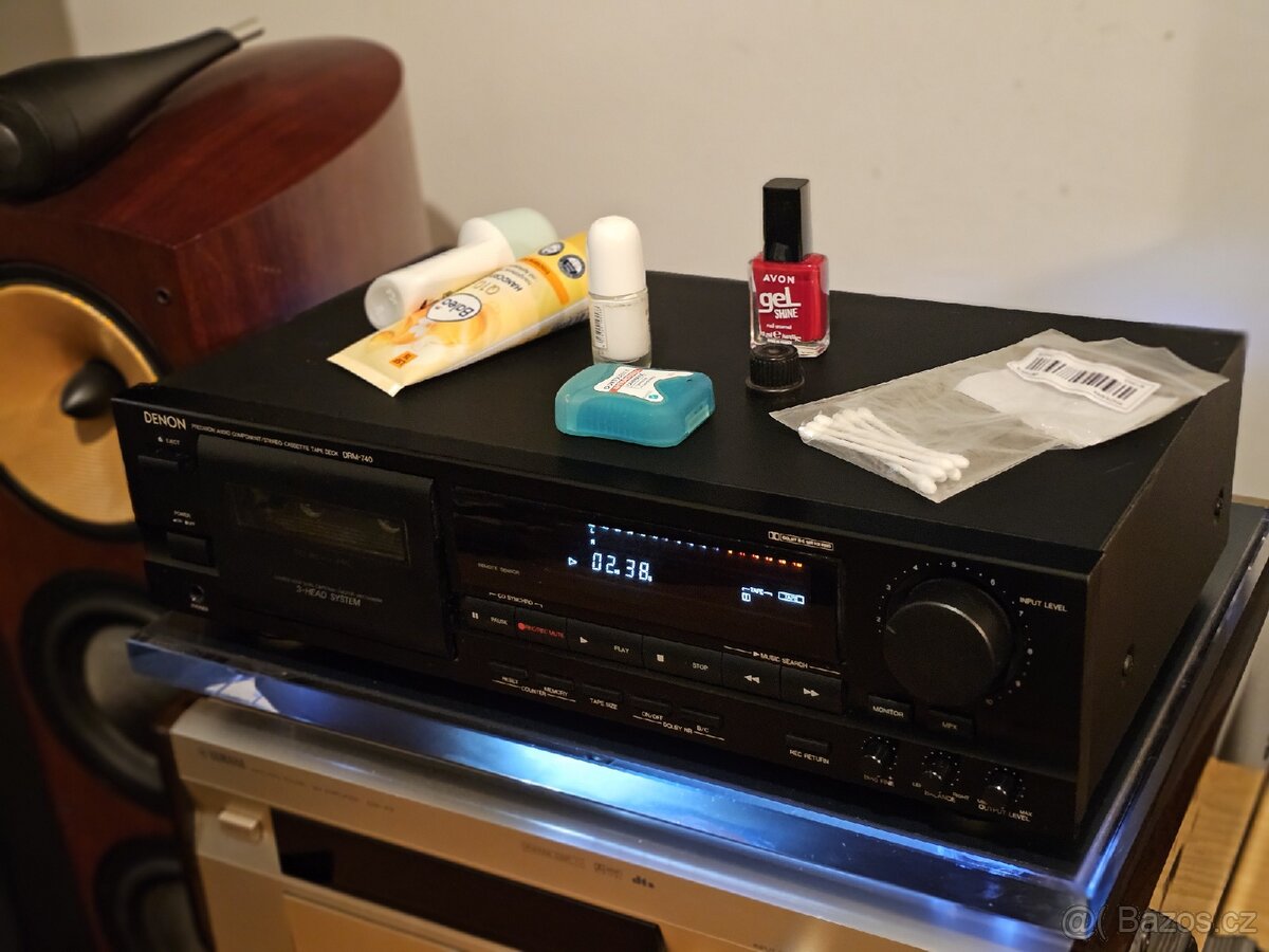 3Head magnetofon Denon DRA740 top stav - 6