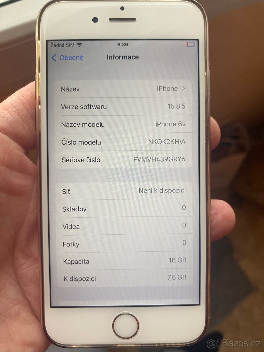 Iphone 6s 16GB - 6