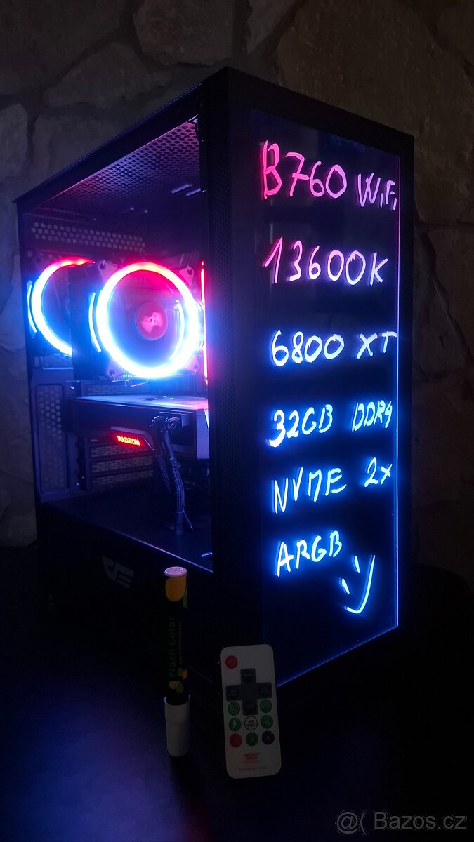 Herní 13600K / 6800 XT 16GB / 32GB DDR4 / Wifi / NVME - 6