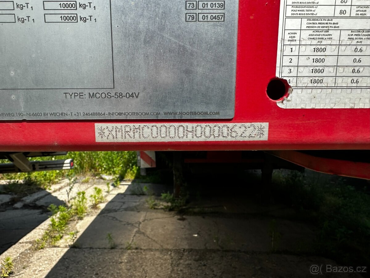 Návěs podvalník Nooteboom MCOS 58-04V - 6