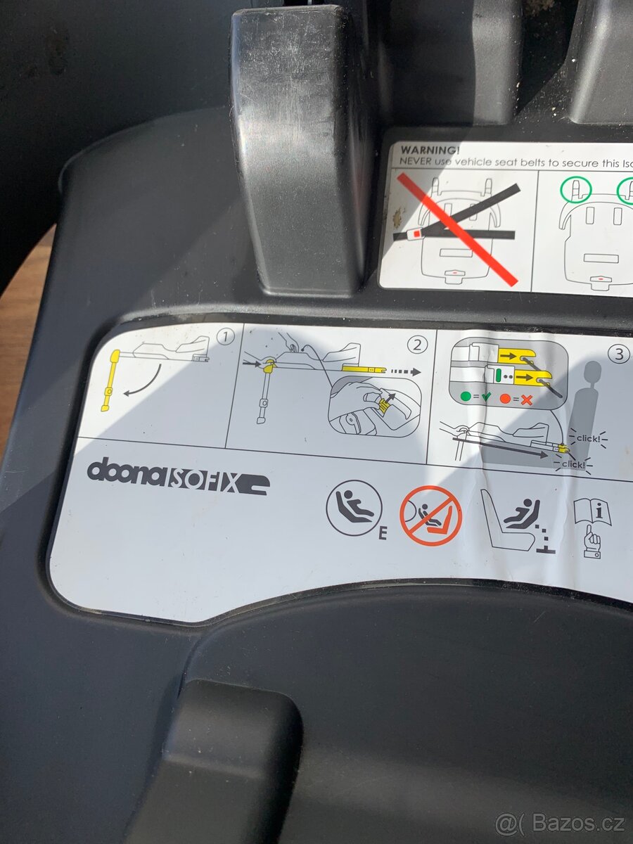 Doona autosedačka + isofix černá + donna taška - 6