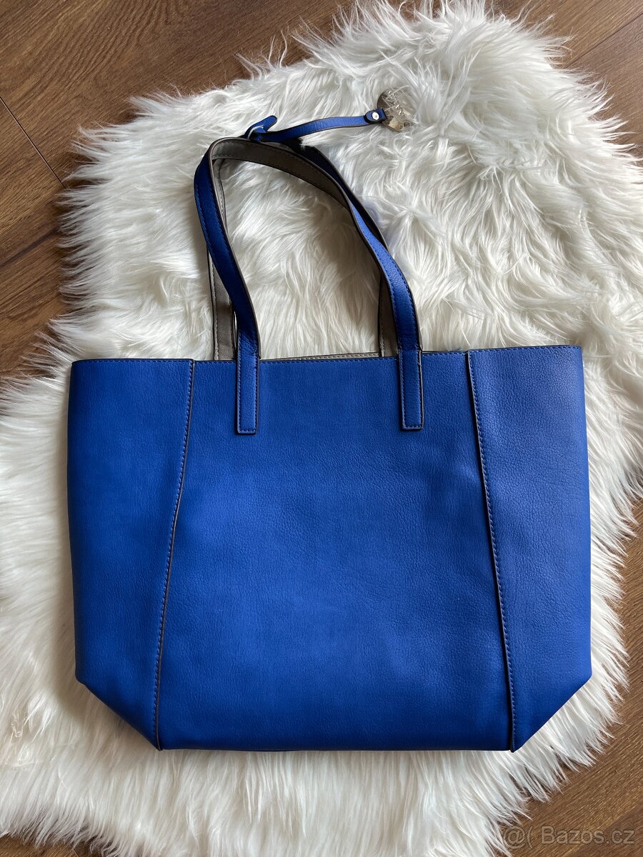 Nová modrá kabelka - nenošená, TOP, modrá s cedulkou - 6