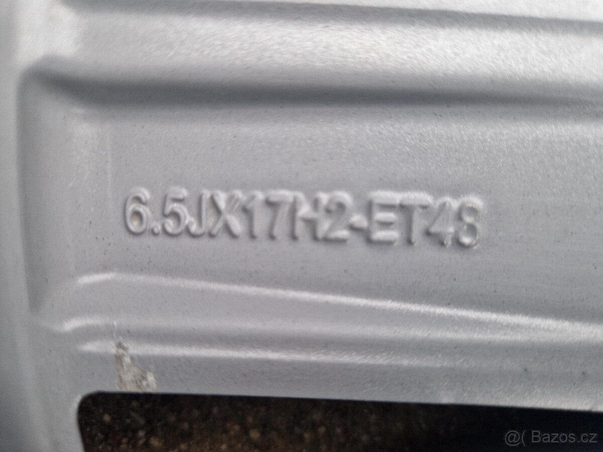 SEAT - SADA 4 ORIGINÁLNÍCH HLINÍKOVÝCH DISKŮ 6,5JX17H2 ET48 - 6