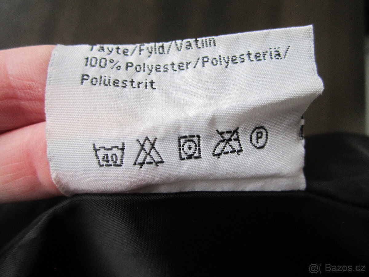 Zimní bunda černá, vel. M/38, lesklá - 6