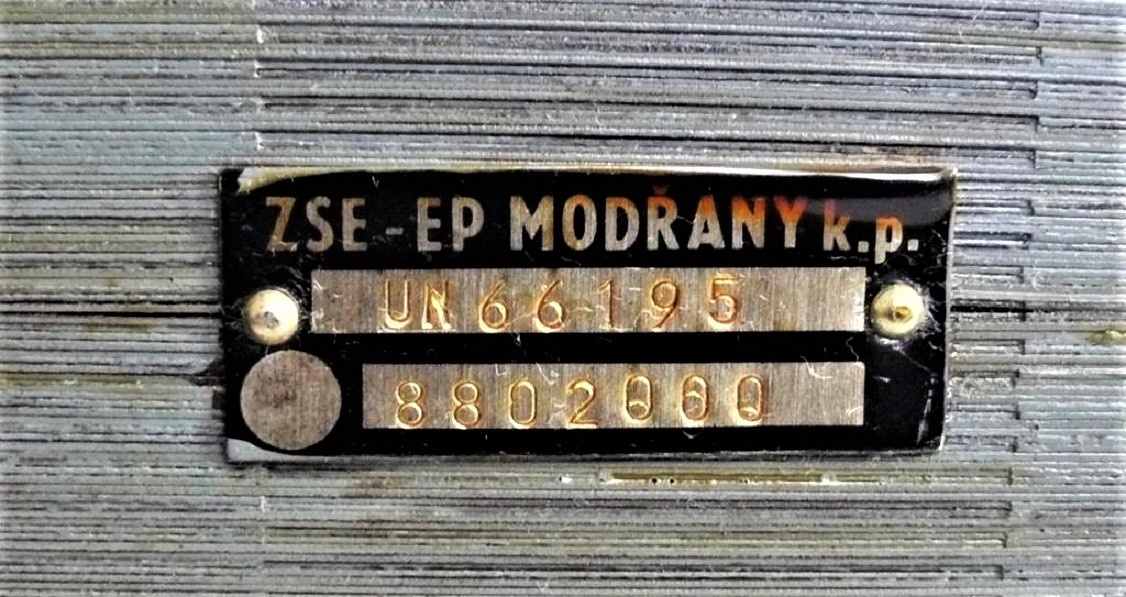 Transformátor UN 66 1 95 - ZSE Modřany Česká republika - 6
