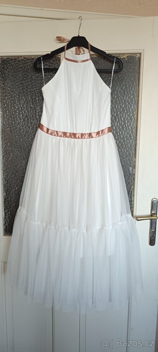 Společenské šaty midi vel. 36, točivé - 6