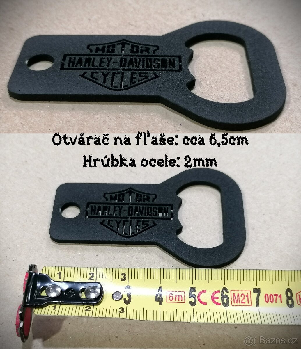 ☠︎︎☠︎︎ Harley Davidson vešiaky, otvárače fliaš ☠︎︎☠︎︎ - 6
