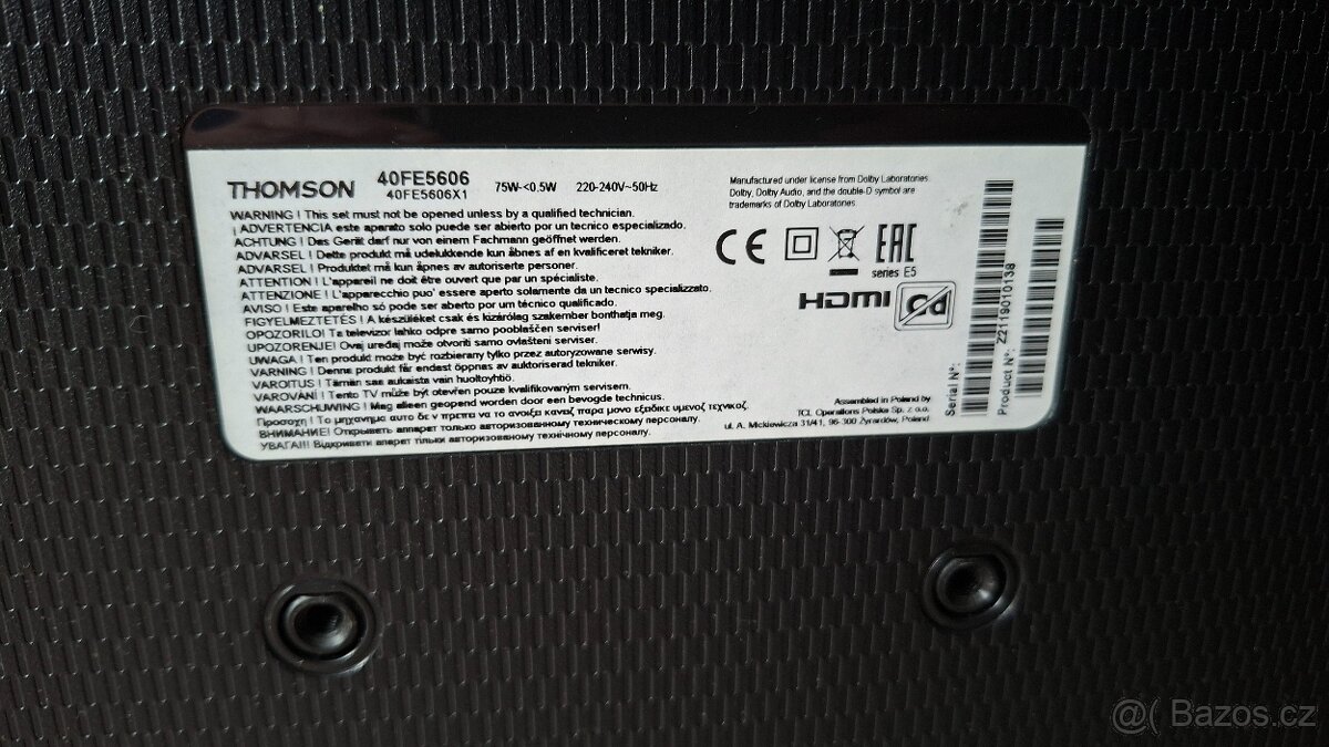 Smart Televize Thomson 102 cm - 6