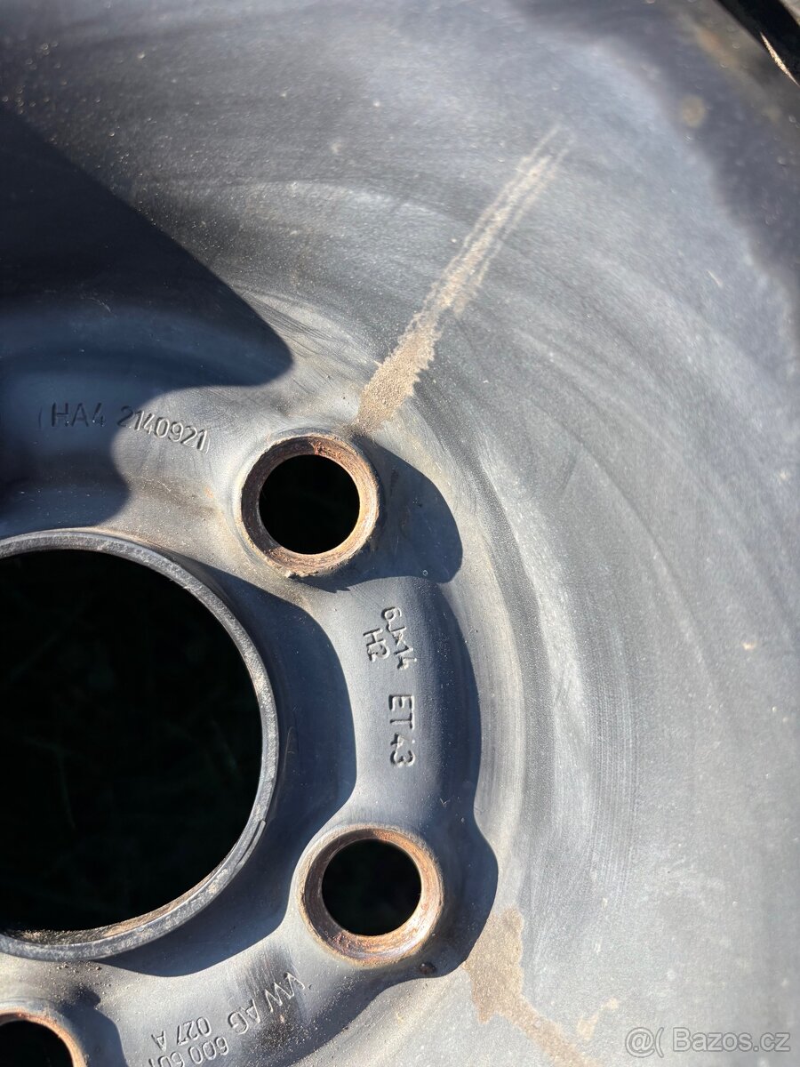 Plechové disky 6Jx14H2 5/100 - 6