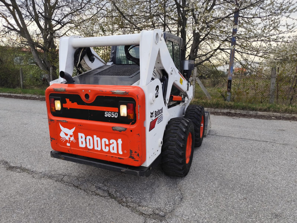 Nakladač Bobcat S650, HF, klíma, ŠPZ. - 6