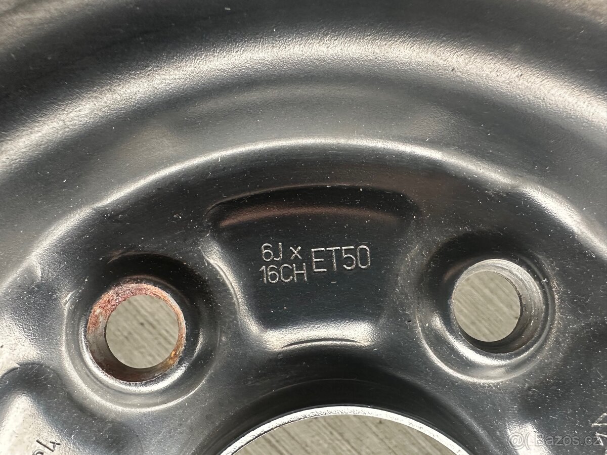 Prodám plechové disky Suzuki/Fiat 206/60 R16 ET50 5x114,3 - 6