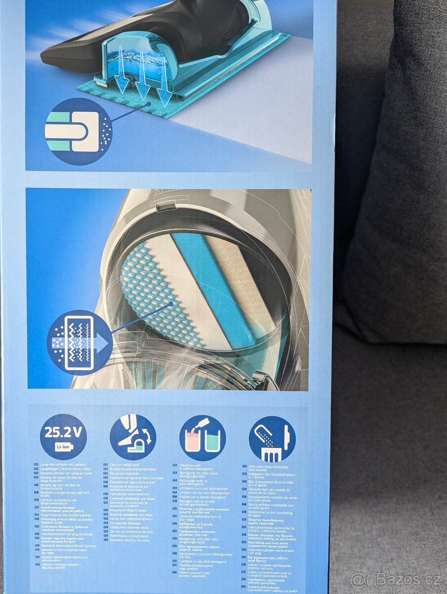 Aku vysavač Philips PowerPro Aqua 3-in-1 - 6