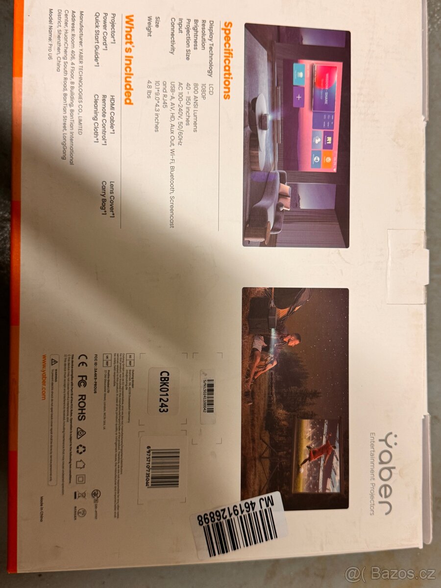 Projektor YABER Pro U6 - 6