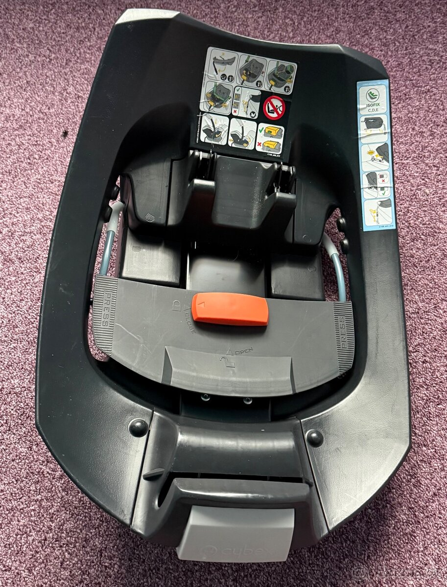 Autosedačka Cybex Aton 5 + platforma do auta na isofix 2x - 6