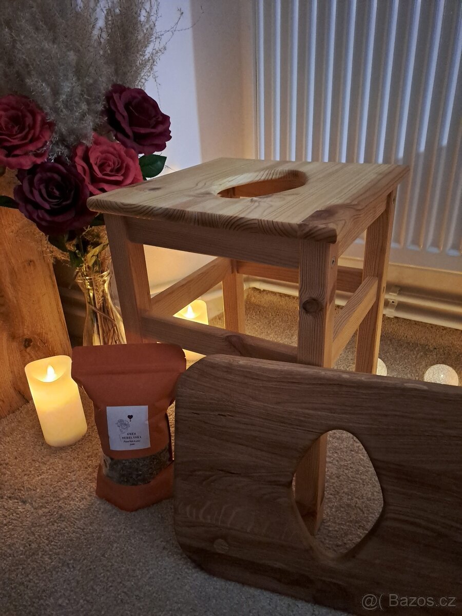 Sedátko/židlička pro ženskou bylinnou napářku - 6