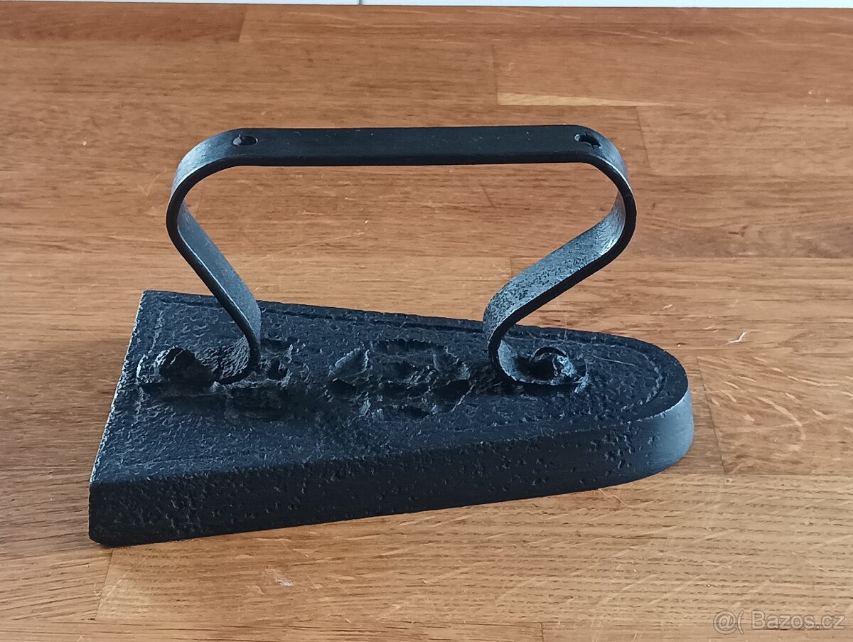 STAROŽITNÁ NAHŘÍVACÍ ŽEHLIČKA NYC 19. STOL. FRANCIE - 6