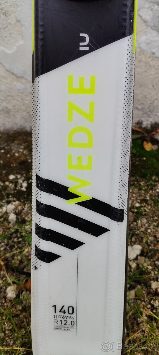 Dětské lyže Wedze 140 cm a hůlky 95 cm. - 6