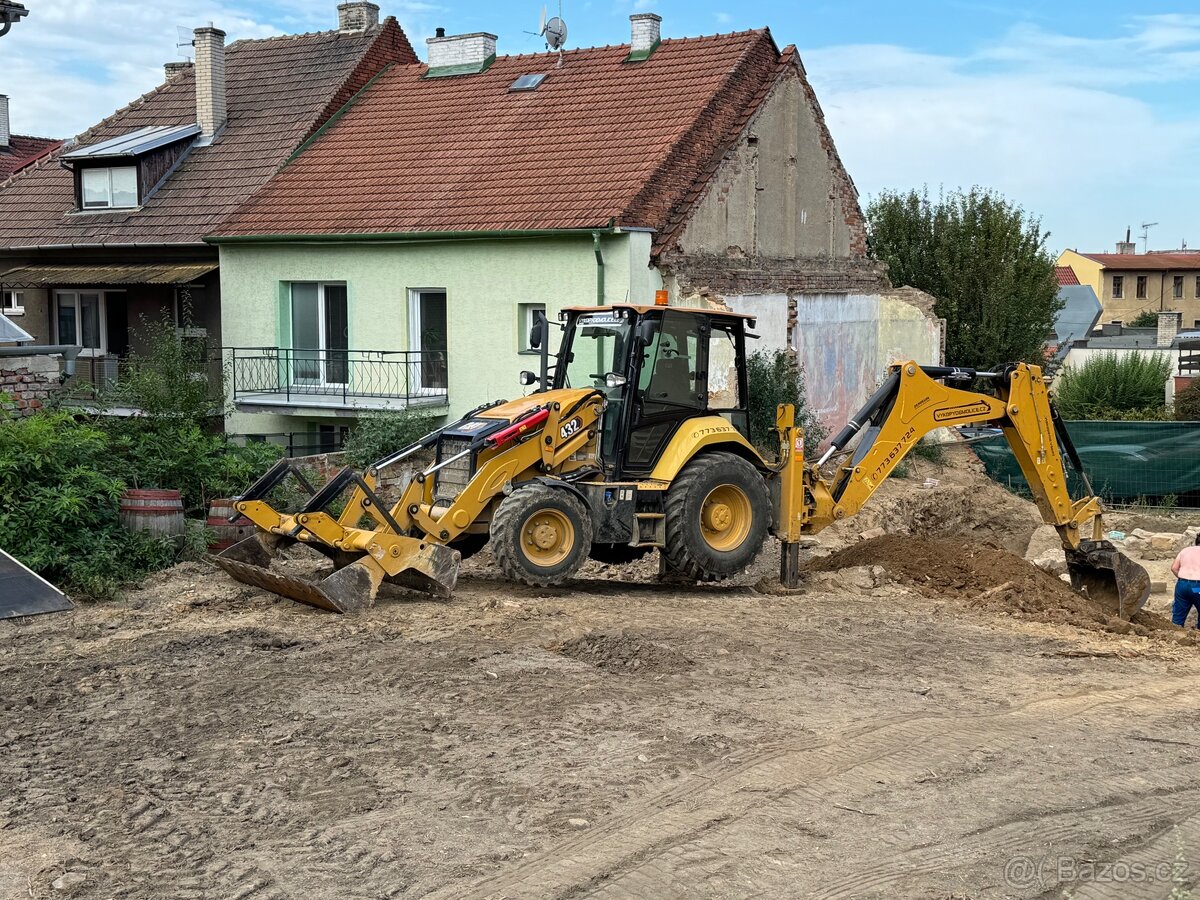 Prodám Traktorbagr CAT432 - 6