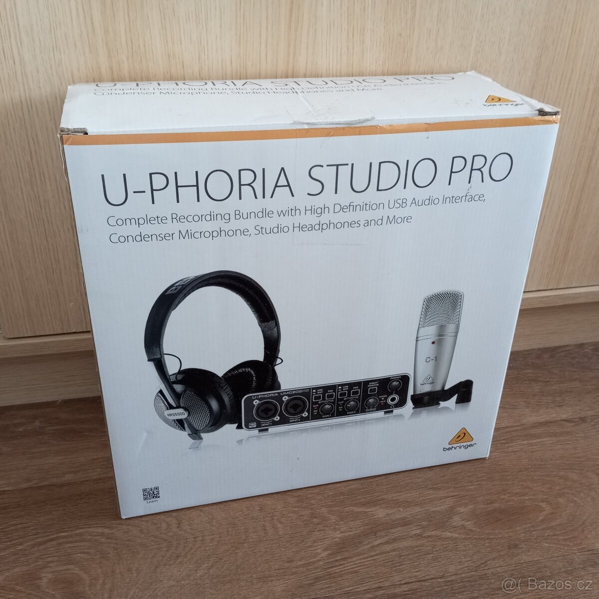 Nahrávací set Behringer U-PHORIA Studio Pro + kabel - 6