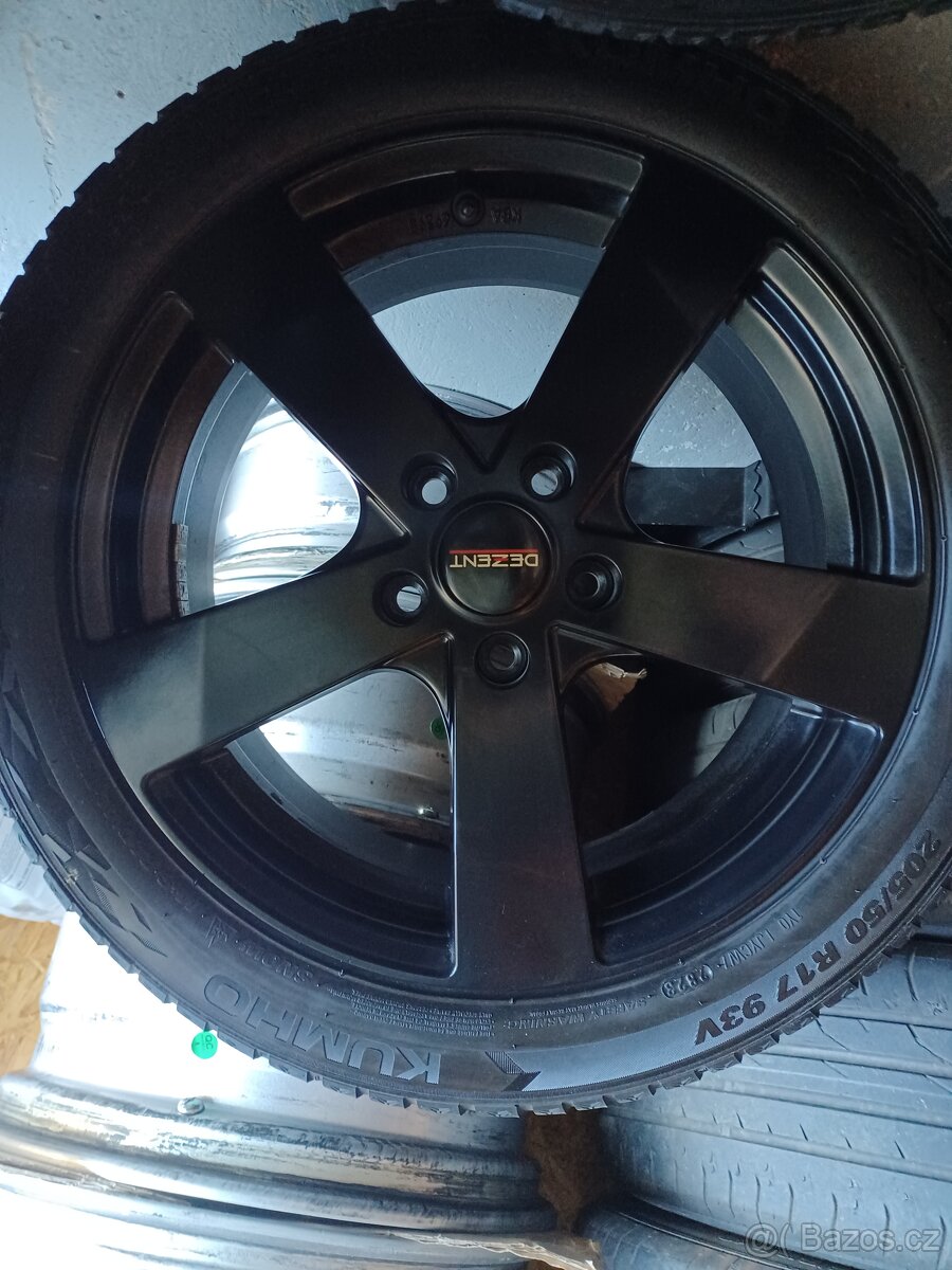 5x112 R17 7j et 48 Dezent cerne Skoda Audi VW Seat - 6