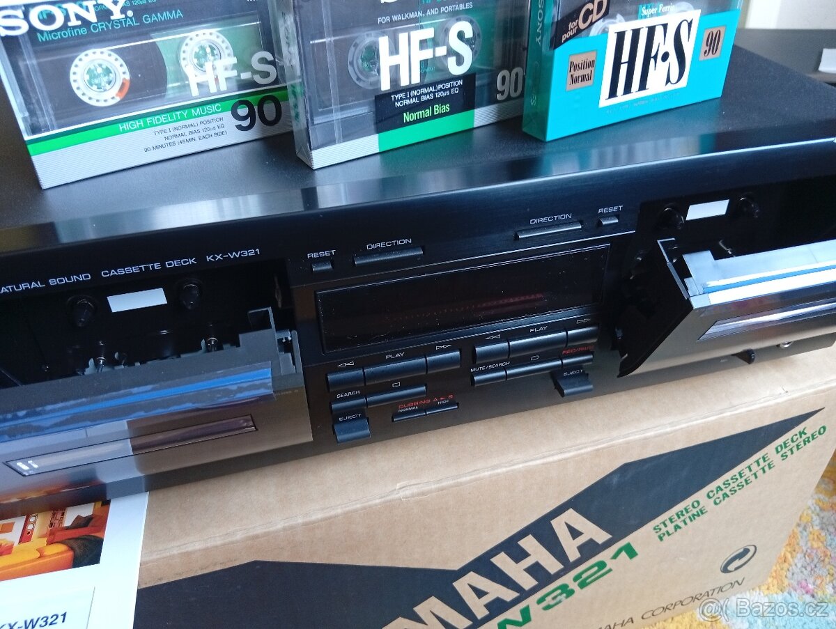 Yamaha KX-W321 stereo cassette deck - 6