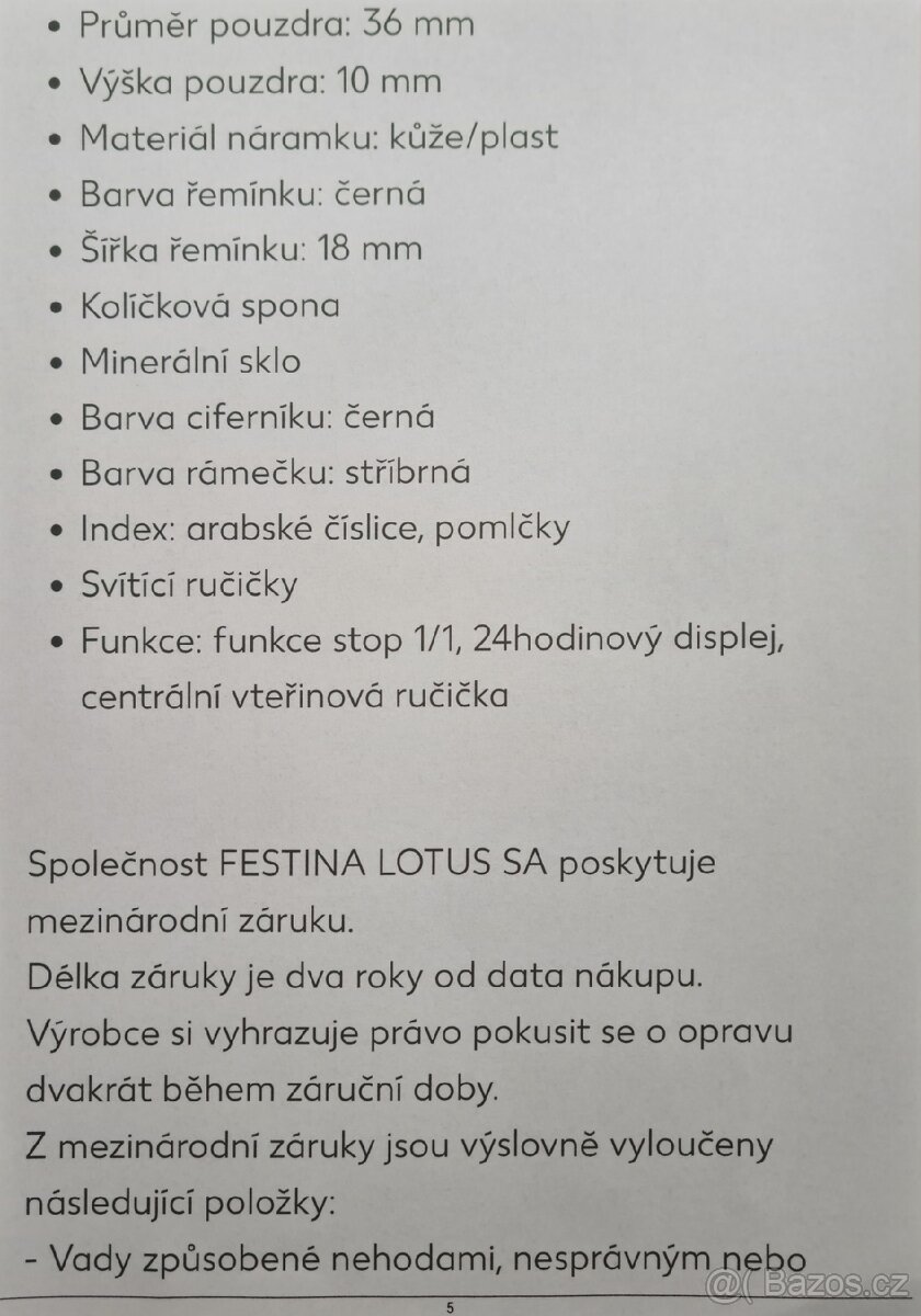 Hodinky Festina - 6