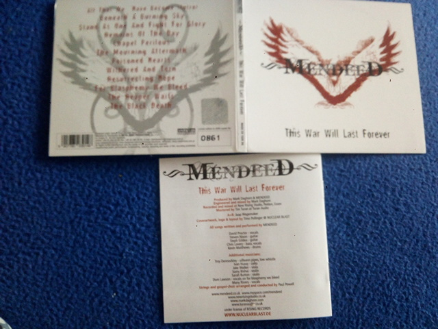 CD Mendeed – This War Will Last Forever 2006 digipac - 6