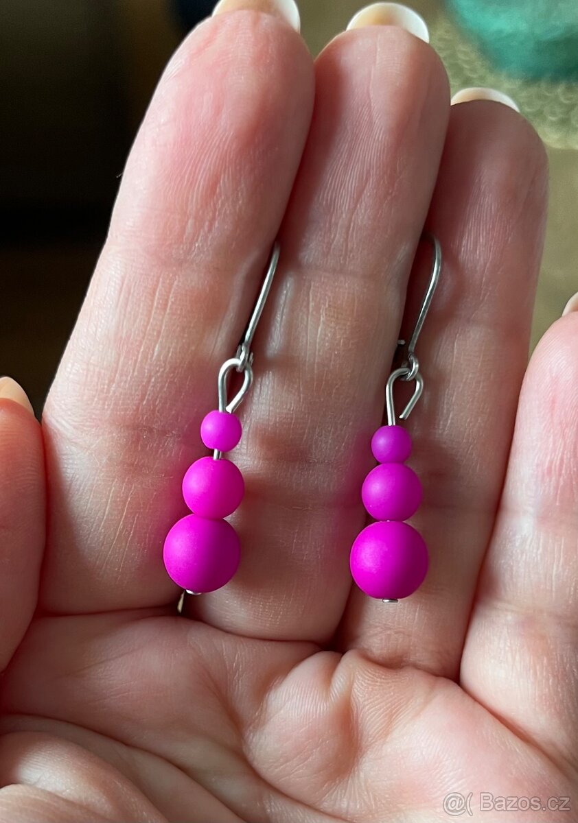 Ocelové visací náušnice - 6