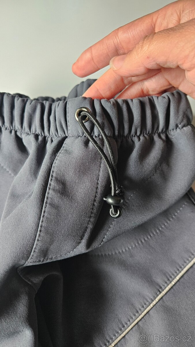 Zateplené softshellové kalhoty - vel.98 - 6