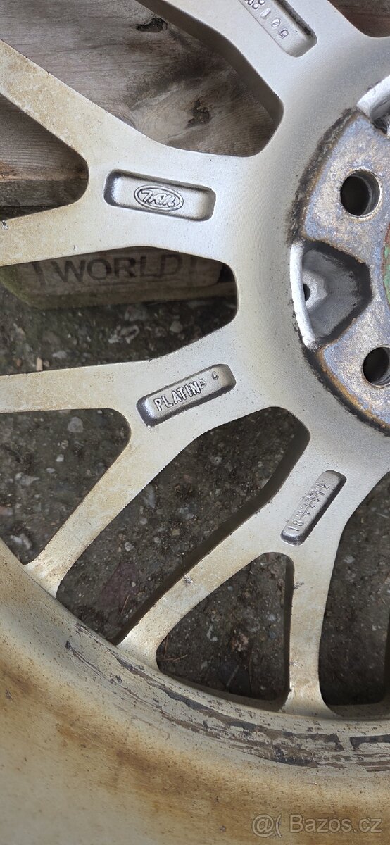 Alu kola r19, 5x108 Volvo, zimní 235/55 michelin - 6