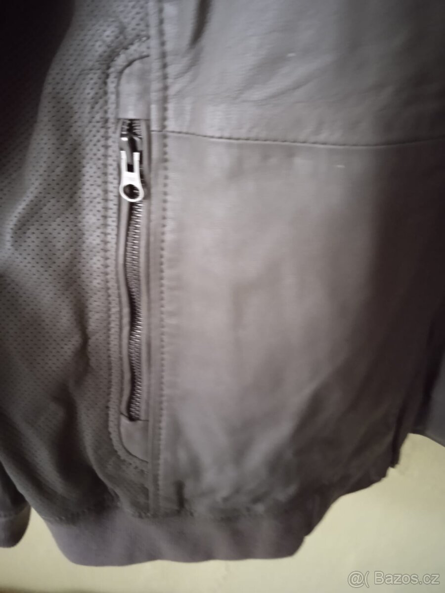 Pánská kožená bunda, velikost 58 - 6