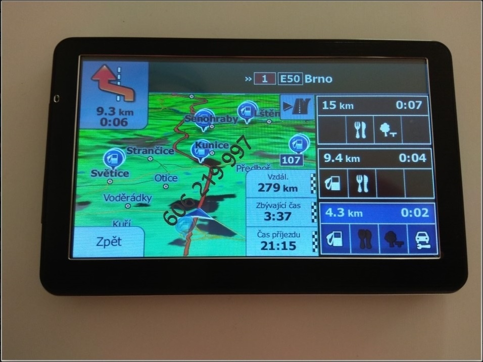 LUXUSNÍ 5" GPS NAVIGACE v HD, 8GB, FM, 256MB, 3D mapy- NOVÁ - 6