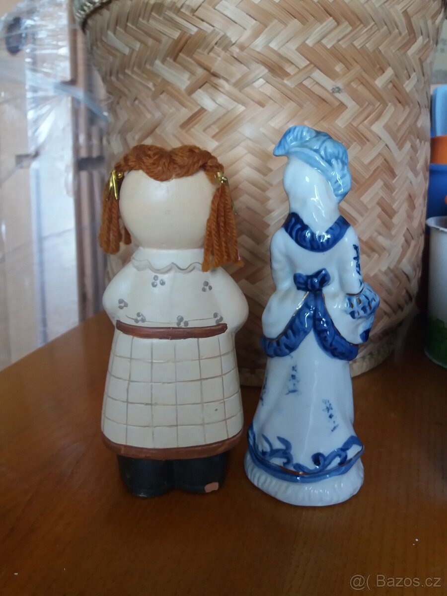 keramické a porcelánová soška - 6