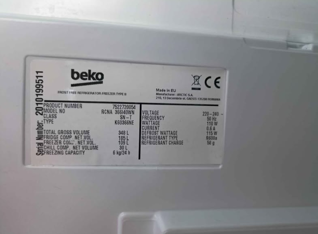 Lednice Beko díly - 6
