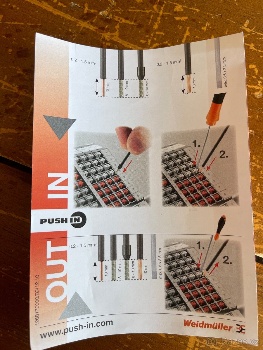 Svorka Weidmuller PPV 8 GR 35X7.5 DGR - 6