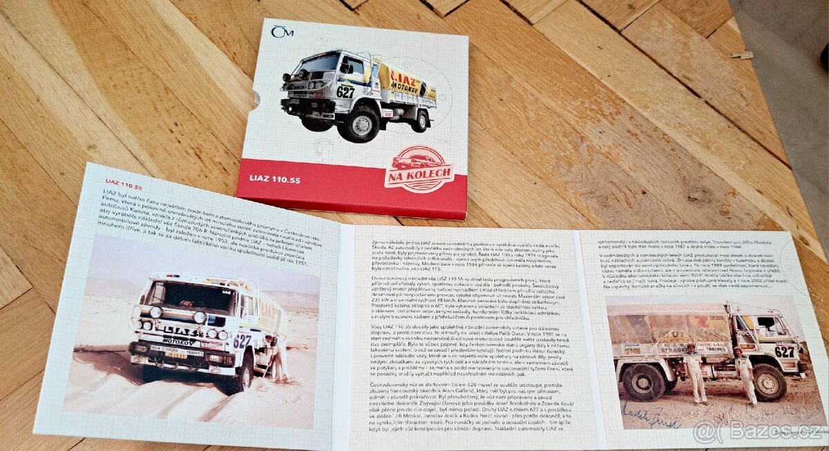 Stříbrná mince Na kolech Liaz 110.55 - 6