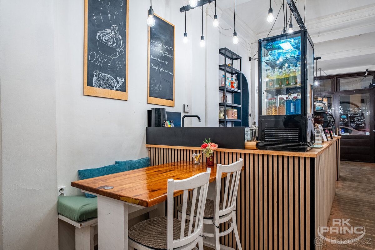 Pronájem, kompletně vybavené kavárny / bistra – Štítného, Pr - 6