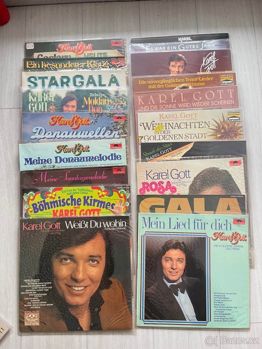 Sbírka LP a singlů Karla Gotta - 6