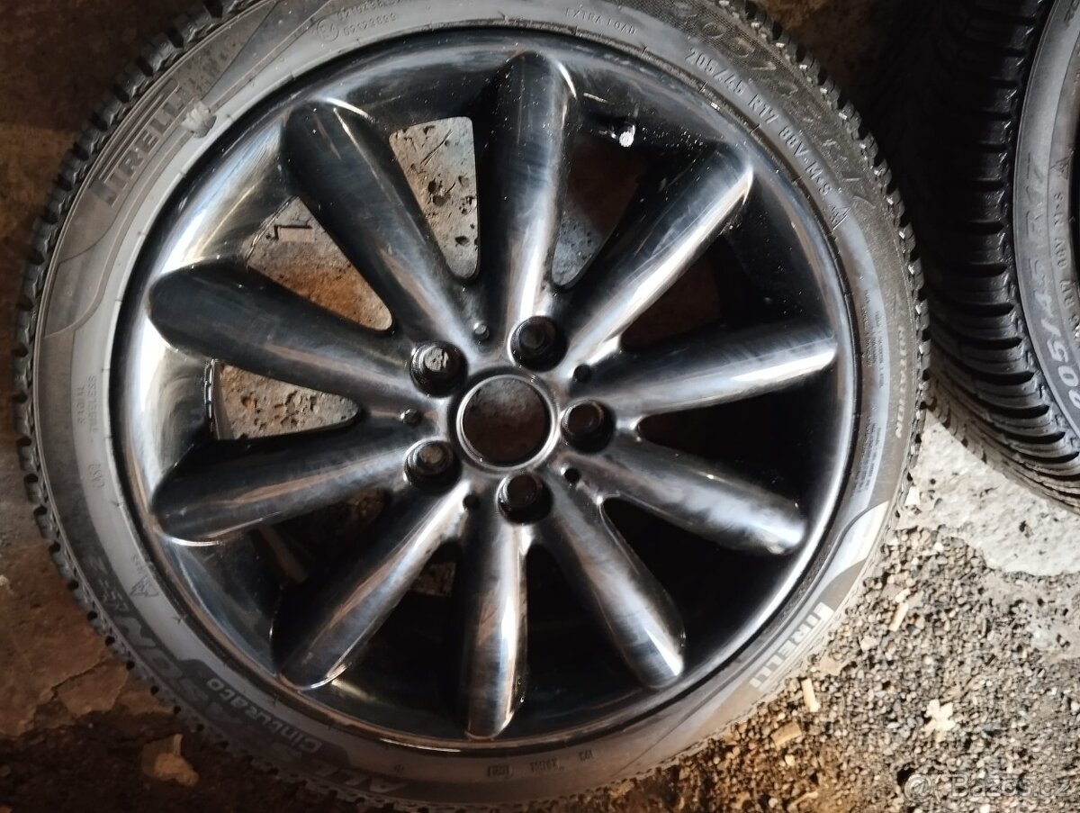 ALU kola Mini Cooper S 7x17 IS54 + celoroční 205/45/17 - 6
