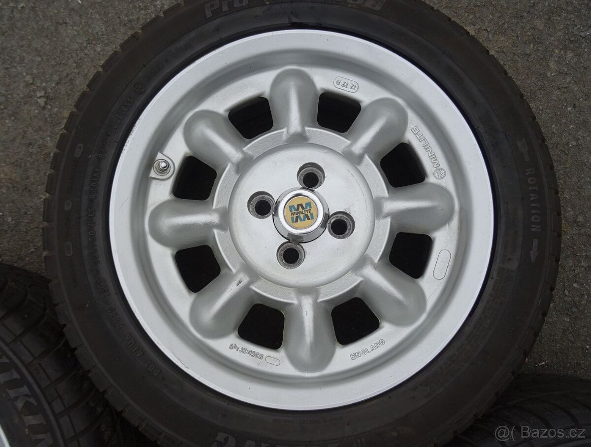 Alu disky Minilite, 15", 4x100, letní sada - 6
