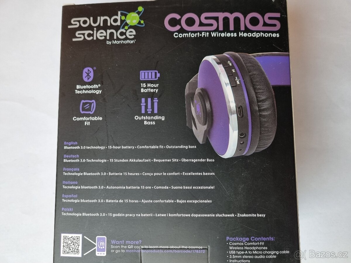 Sluchátka Manhattan Sound Science Cosmos 178372 nová - 6