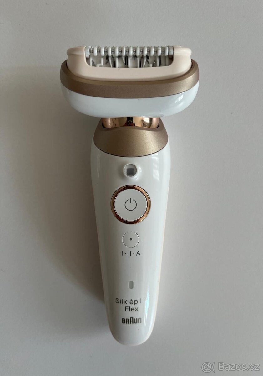 Braun Silk·épil 9 Flex 9-071 3D, Bílý/Zlatý - 6
