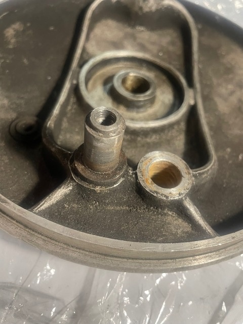 NORTON ES 2 Brzdový štít přední kolo - 6