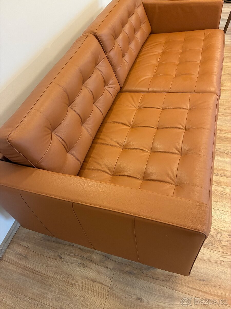 Pohovka kožená 3 místná - 6