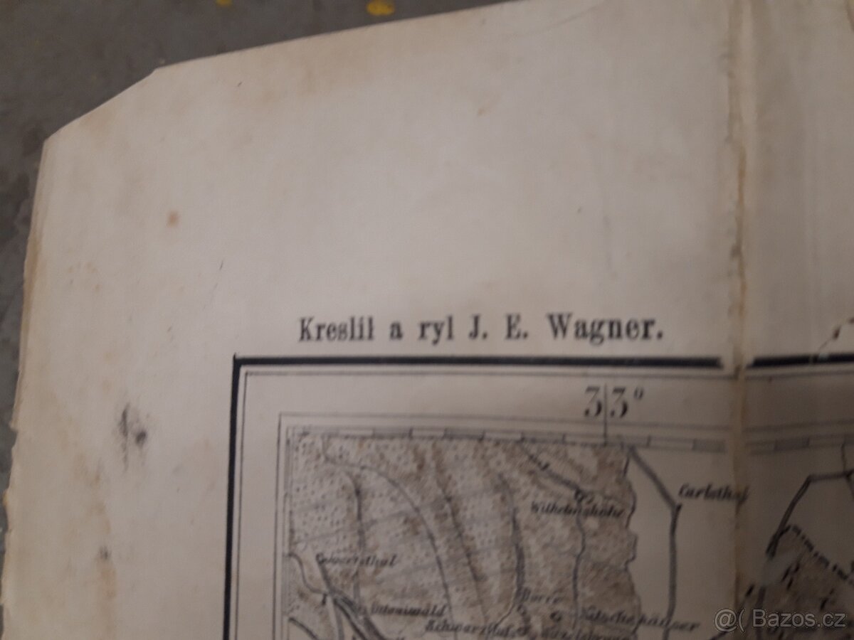 Mapa východních Čech Království českého r.v.1897 - 6